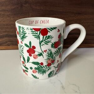 Rare Threshold Red and Green Holiday Mug Cup of Cheer